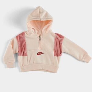 Nike Cream and Pink Sweatshirt with Hood